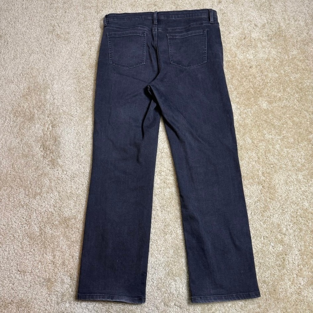 Buffalo David Bitton Womens 12 Alyssa Black High-Rise Straight Leg Jeans 34x29 - Picture 2 of 8